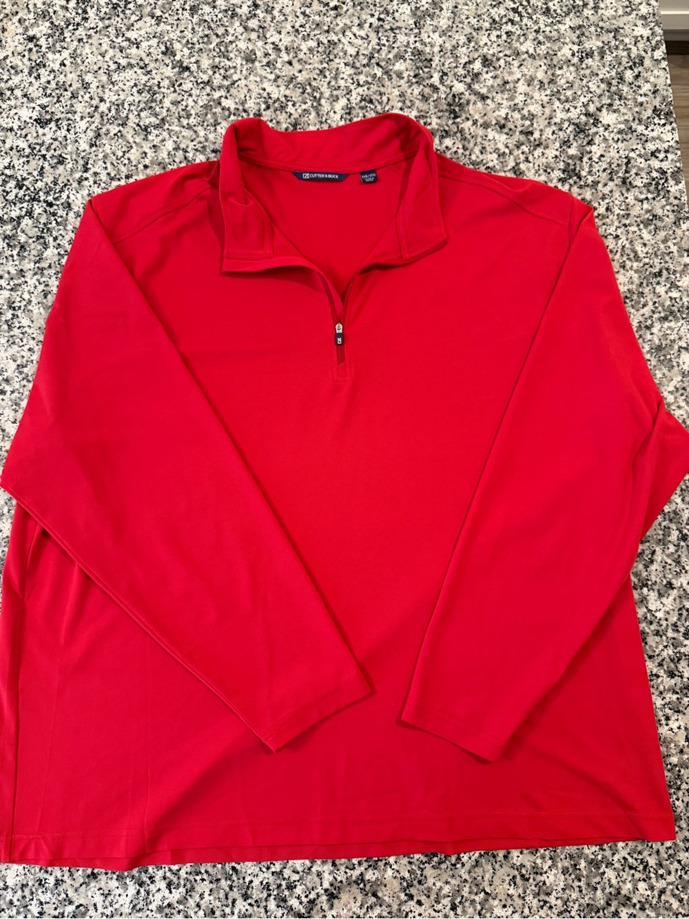 Quarter -Zip Pullover - Red